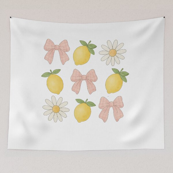 Item preview, Lemon Summer Toddler Floral Bows Kidswear designed and sold by XuanhieuBp.