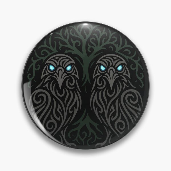 Item preview, Hugin And Munin Ravens Norse designed and sold by TomFrontierArt.