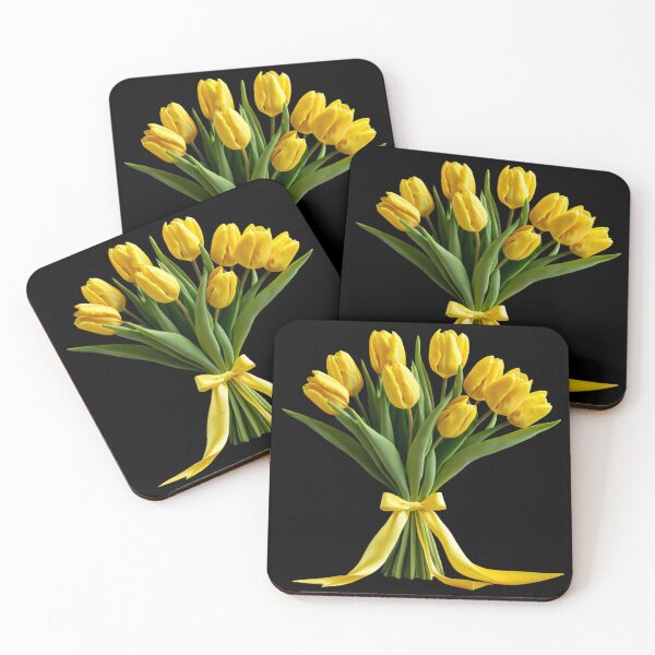 Aperçu de l'œuvre Un bouquet de tulipes jaunes créée et vendue par Agnes-Creative.