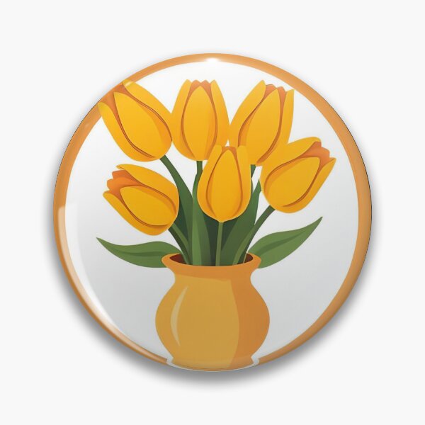 Item preview, Un ramo de tulipanes amarillos en una cesta designed and sold by Agnes-Creative.