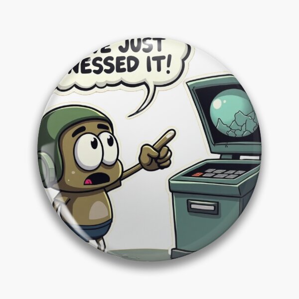 Item preview, I Didn't Break It, I Just Witnessed It – Funny Cartoon Sticker designed and sold by Gscode.