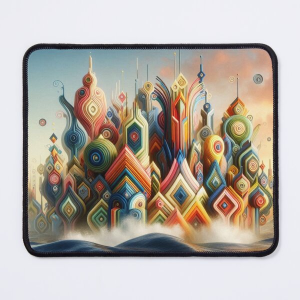Item preview, colorful geometric decorative shapes designed and sold by Dogandesighn.