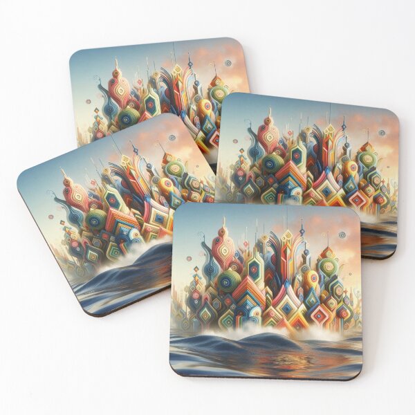 Item preview, colorful geometric decorative shapes designed and sold by Dogandesighn.