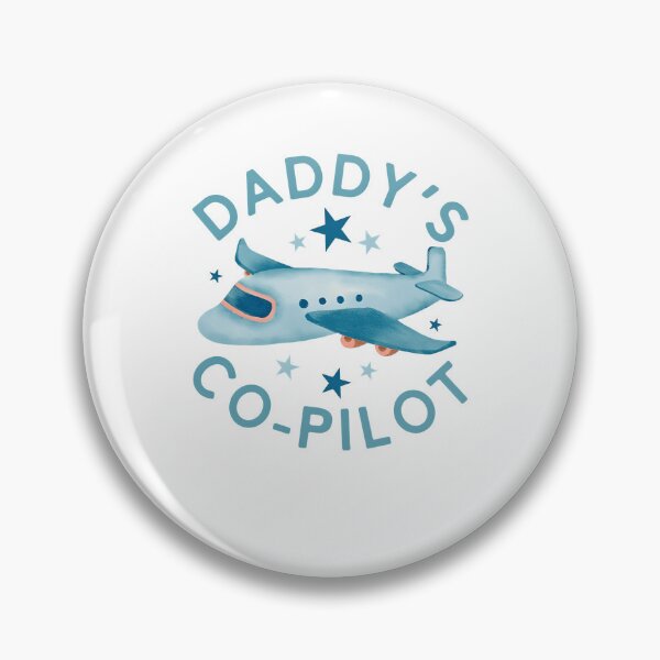 Item preview, Daddy's Co-Pilot Bubble Airplane Future Pilot Childs First Flight Fathers Day designed and sold by XuanhieuBp.