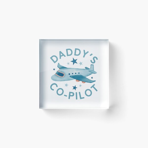 Item preview, Daddy's Co-Pilot Bubble Airplane Future Pilot Childs First Flight Fathers Day designed and sold by XuanhieuBp.