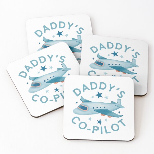 Item preview, Daddy's Co-Pilot Bubble Airplane Future Pilot Childs First Flight Fathers Day designed and sold by XuanhieuBp.