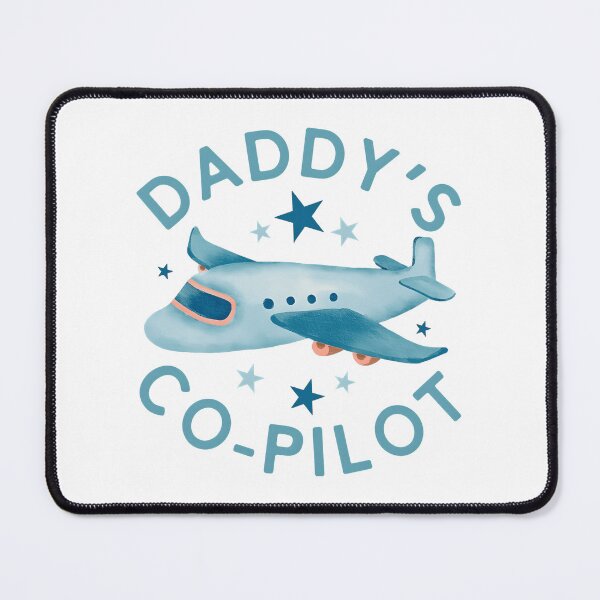 Item preview, Daddy's Co-Pilot Bubble Airplane Future Pilot Childs First Flight Fathers Day designed and sold by XuanhieuBp.