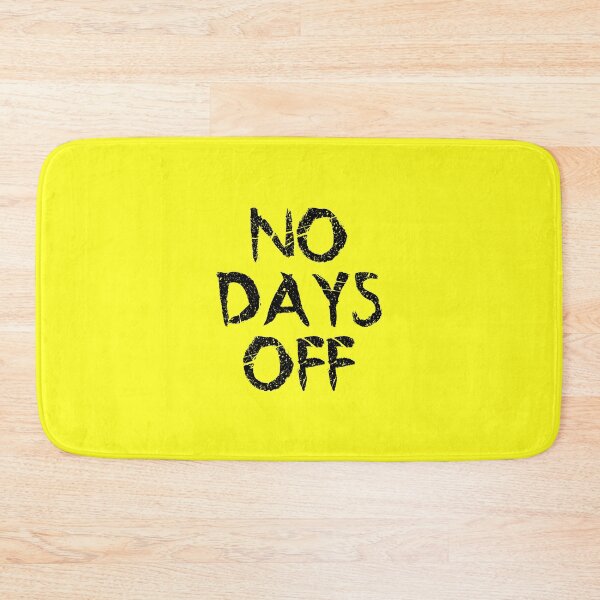 Item preview, Powerful Fitness Quote | No Days Off designed and sold by typoinspired.