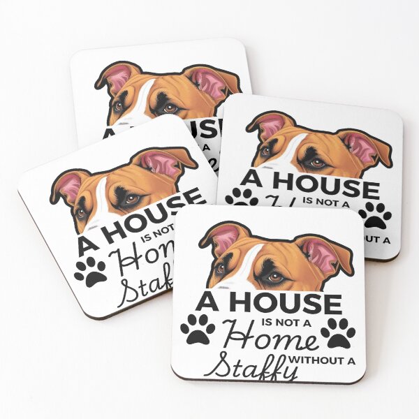 Item preview, Staffordshire Terrier Ears – A House Is Not a Home Without a Staffie designed and sold by GoodyPaws.