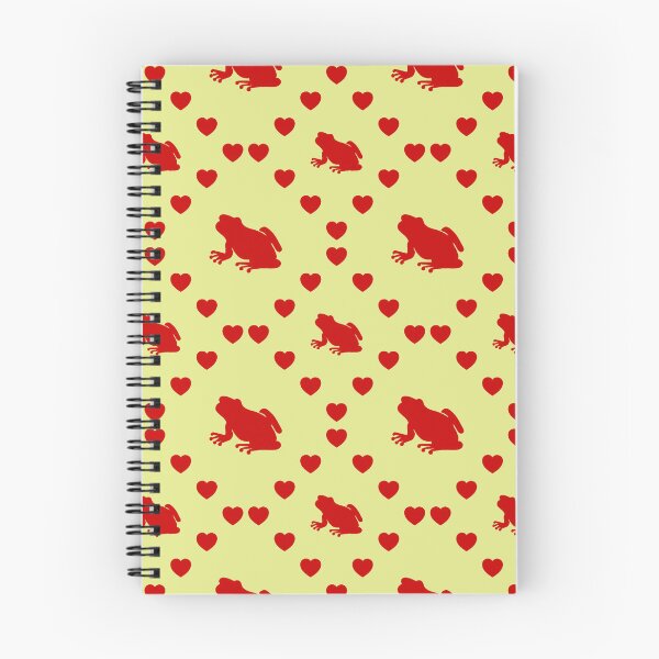Item preview,  Frog Silhouette Seamless Heart Pattern |  Grenouille Silhouette Seamless Heart Pattern |  Silueta de rana con corazón sin costura designed and sold by TheIconSmith.