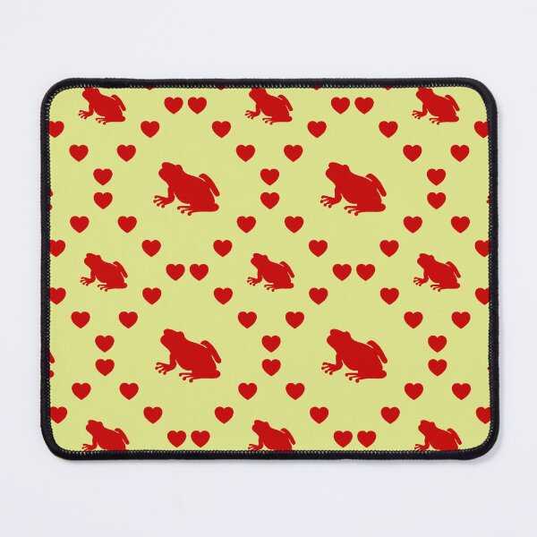 Item preview,  Frog Silhouette Seamless Heart Pattern |  Grenouille Silhouette Seamless Heart Pattern |  Silueta de rana con corazón sin costura designed and sold by TheIconSmith.