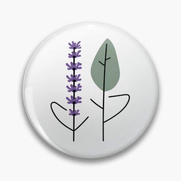 Item preview, Medicinal plants lavender & sage designed and sold by lialeaf.