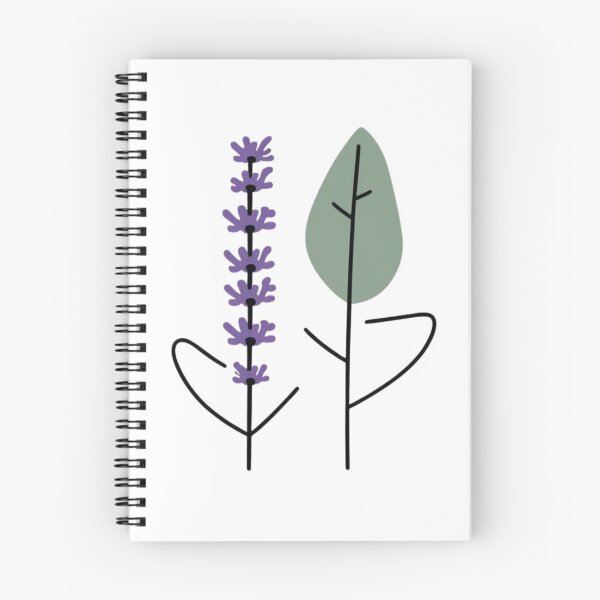 Item preview, Medicinal plants lavender & sage designed and sold by lialeaf.