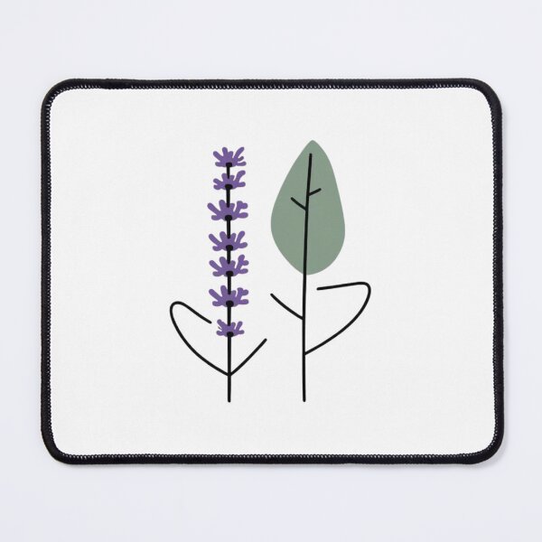 Item preview, Medicinal plants lavender & sage designed and sold by lialeaf.