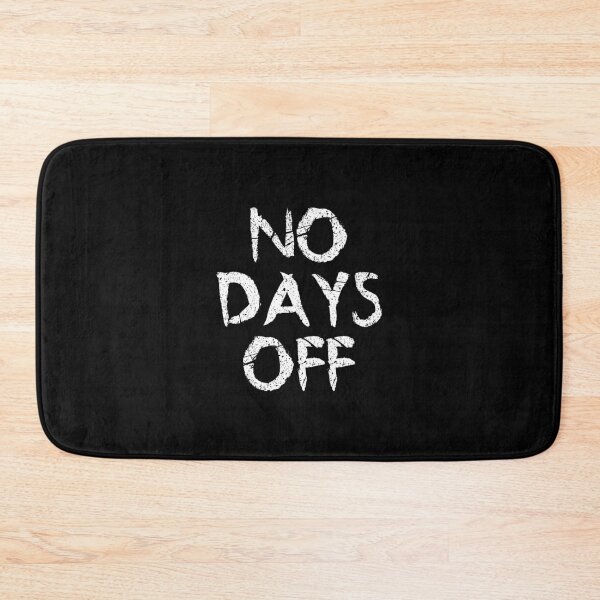 Item preview, Powerful Fitness Quote | No Days Off designed and sold by typoinspired.