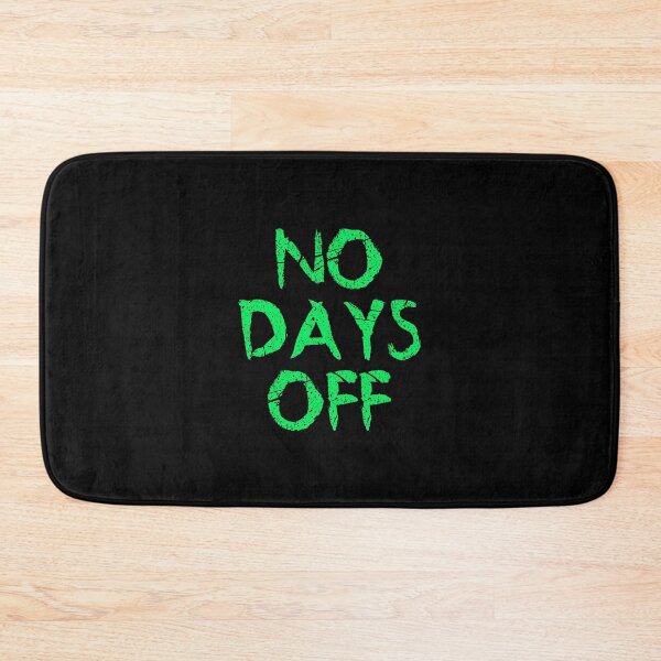 Item preview, Powerful Fitness Quote | No Days Off designed and sold by typoinspired.