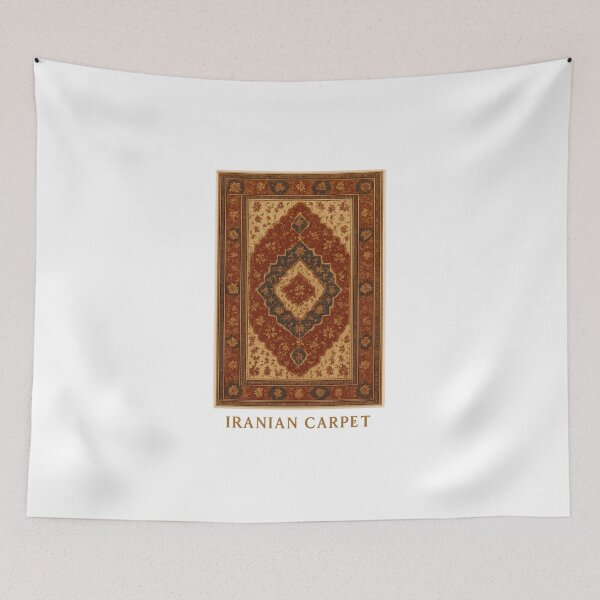 Item preview, Persian Carpet – Elegant Boho Traditional Pattern with No Background designed and sold by Sara Raad.