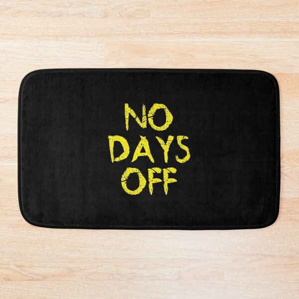 Item preview, Powerful Fitness Quote | No Days Off designed and sold by typoinspired.
