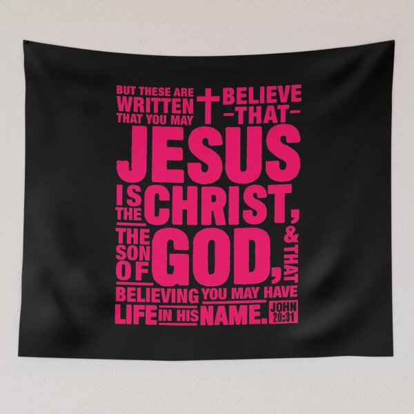 Item preview, John 20:31 Jesus Is The Christ The Son Of God designed and sold by plushism.