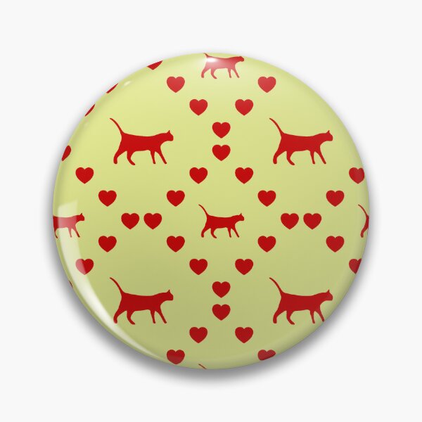 Item preview,  Cat Icons  Seamless Heart Pattern |  Icônes de chat Motif de cœur sans couture |  Iconos de gatos designed and sold by TheIconSmith.