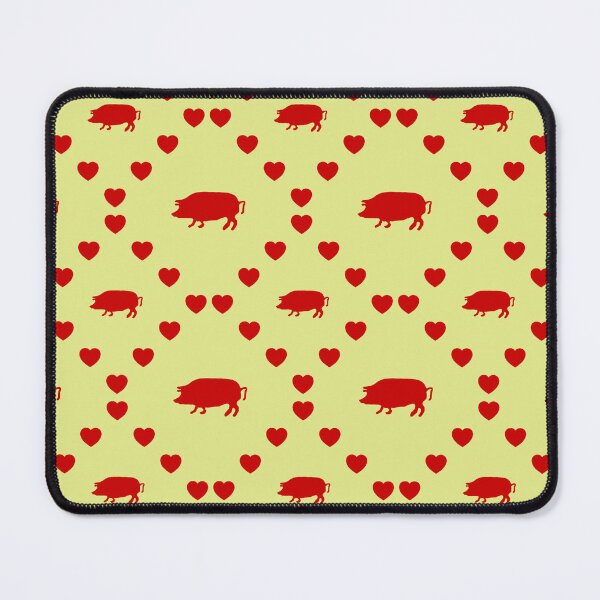 Item preview,  Pig Silhouette Seamless Heart Pattern |  Cochon Silhouette Seamless Heart Pattern |  Silueta de cerdo corazón sin costura designed and sold by TheIconSmith.