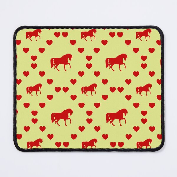 Item preview, Horse Silhouette Seamless Heart Pattern | Cheval Silhouette Seamless Heart Pattern | Silueta de caballo corazón sin costura designed and sold by TheIconSmith.