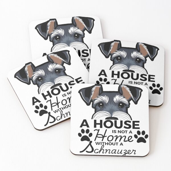 Item preview, Schnauzer Ears – A House Is Not a Home Without a Schnauzer designed and sold by GoodyPaws.