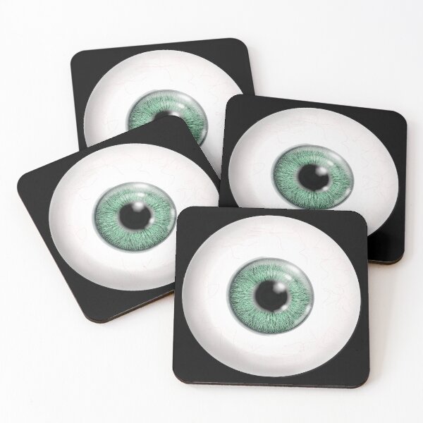 Item preview, Eyeball bright green designed and sold by The Artless Archer.