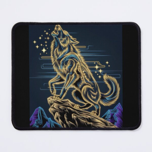 Item preview, Galaxy Wolf Stars designed and sold by MadCatPrints.