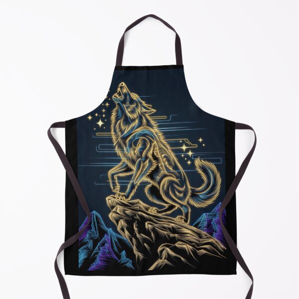 Item preview, Galaxy Wolf Stars designed and sold by MadCatPrints.