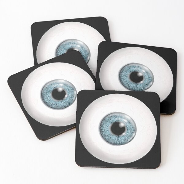 Item preview,   Eyeball bright blue designed and sold by The Artless Archer.