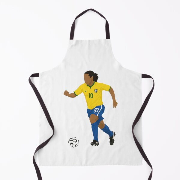 Item preview, Ronaldinho Brazil in Action Sticker designed and sold by Enea Kelo.