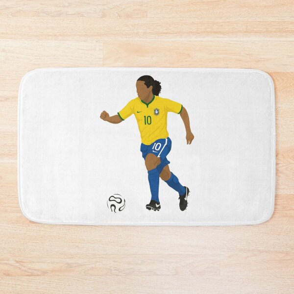 Item preview, Ronaldinho Brazil in Action Sticker  designed and sold by Enea Kelo.