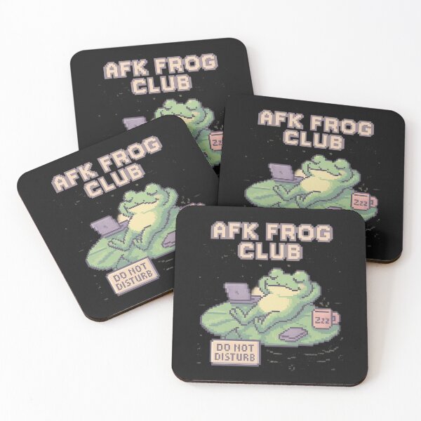 Item preview, AFK Frog Club | Pixel Chill Frogcore Tee designed and sold by Laugh & Rewind .