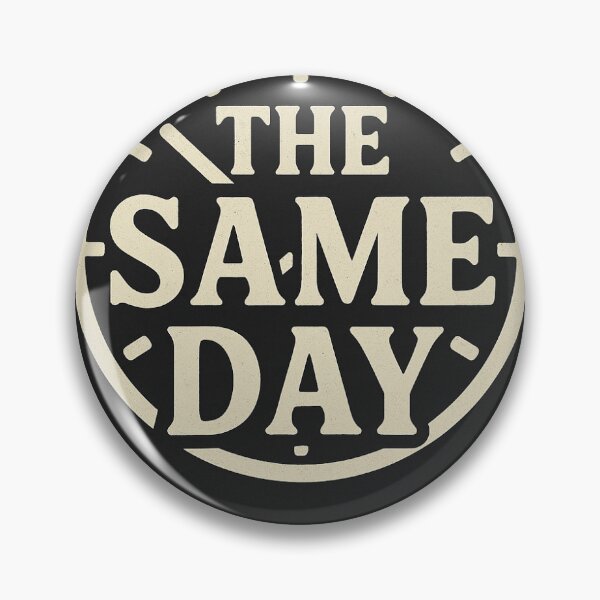 Item preview, THE SAME DAY | Vintage Clock Typography Design designed and sold by LaFlamaBlancaD.
