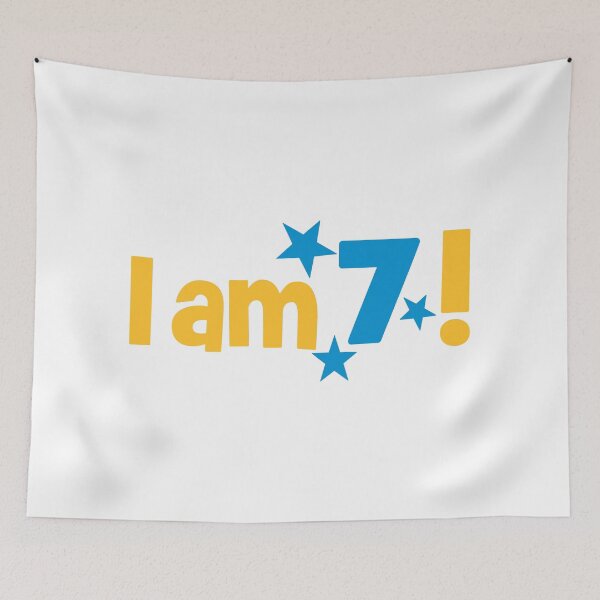 Item preview, I am 7! designed and sold by Vectorqueen.