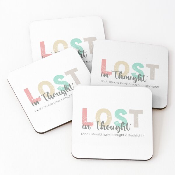 Item preview, Lost in Thought Funny Quote designed and sold by CautionChaosCo.