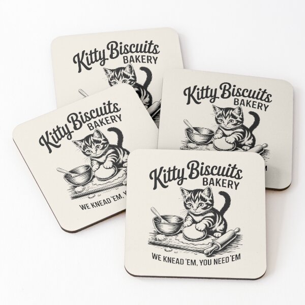 Item preview, Kitty Biscuits Bakery designed and sold by AniArtPL.