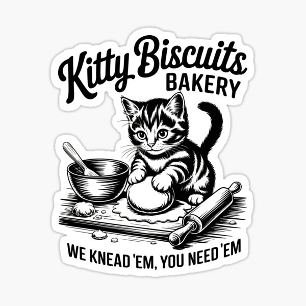 Item preview, Kitty Biscuits Bakery designed and sold by AniArtPL.