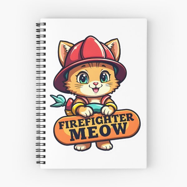 Artikelvorschau, Firefighter meow entworfen und verkauft von NandoNeko (Meow Market).