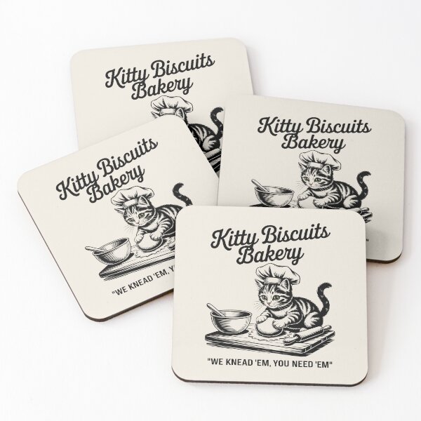 Item preview, Kitty Biscuits Bakery designed and sold by AniArtPL.