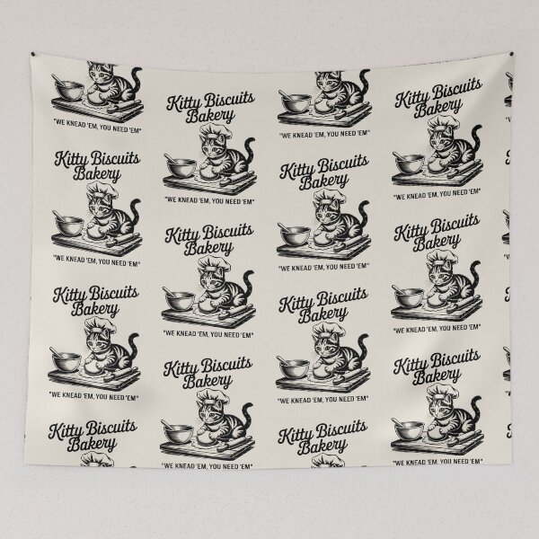Item preview, Kitty Biscuits Bakery designed and sold by AniArtPL.