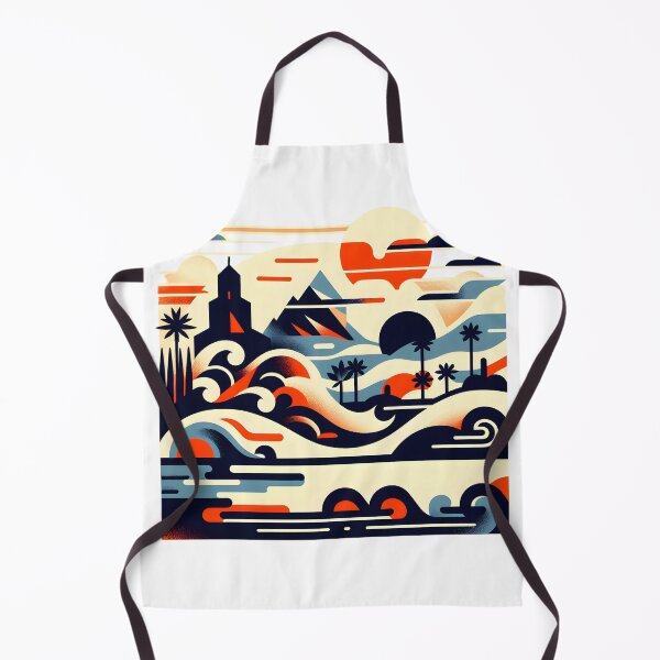 Item preview, Sunset Serenity: Abstract Landscape Tee designed and sold by Route and Render.