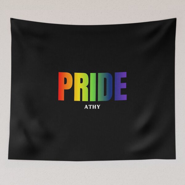 Item preview, Athy Pride, Classic Pride Flag colors, Rainbow color pride LGBTQ graphic, Pride unisex, Pride festival, gay festival,  LGBTQ, Equal Rights, Ireland designed and sold by PrideBeProud.