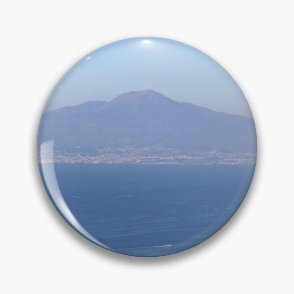 Item preview, Mount Vesuvius Across the Bay of Naples – Serene Coastal Landscape designed and sold by Jenny Burrows.