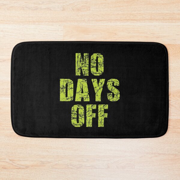Item preview, Powerful Fitness Quote | No Days Off designed and sold by typoinspired.