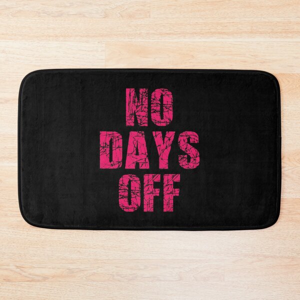 Item preview, Powerful Fitness Quote | No Days Off designed and sold by typoinspired.