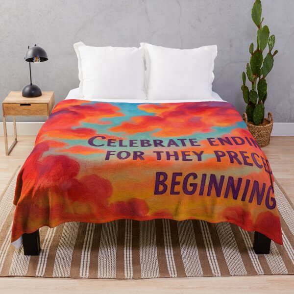 Item preview, Celebrate Endings—For They Proceed Beginnings designed and sold by BloomingbySJ.