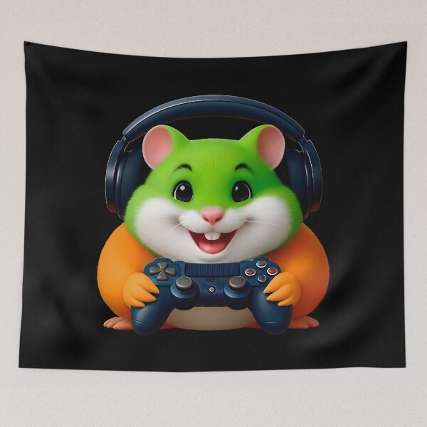 Item preview, Irish Tricolor Gaming Hampster designed and sold by OliDesigns.