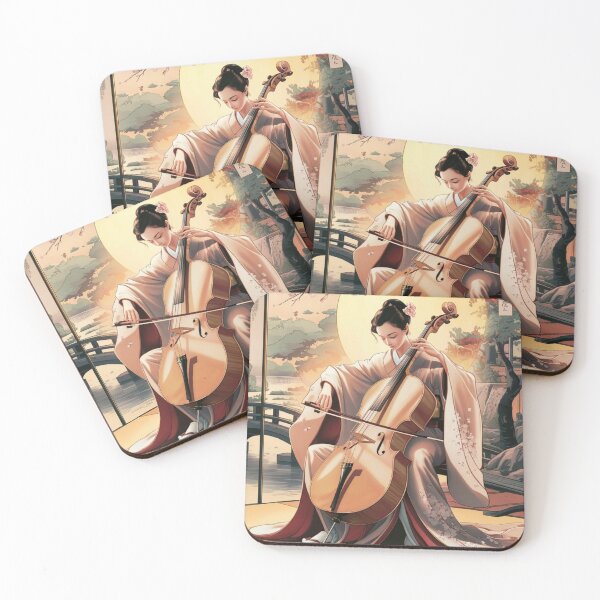 Aperçu de l'œuvre Violoncelliste créée et vendue par Aise06.